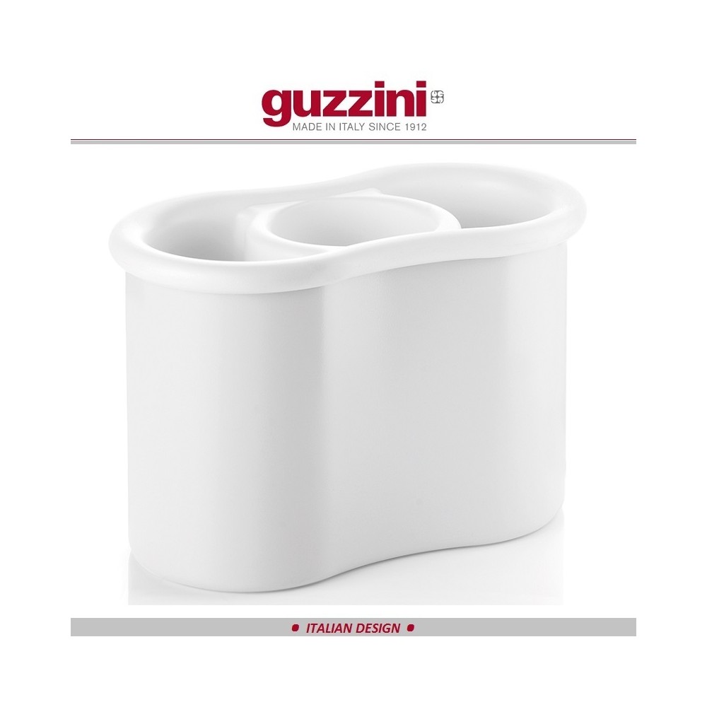 Подставка-сушилка Forme Casa для столовых приборов (3 отделения), белый, Guzzini