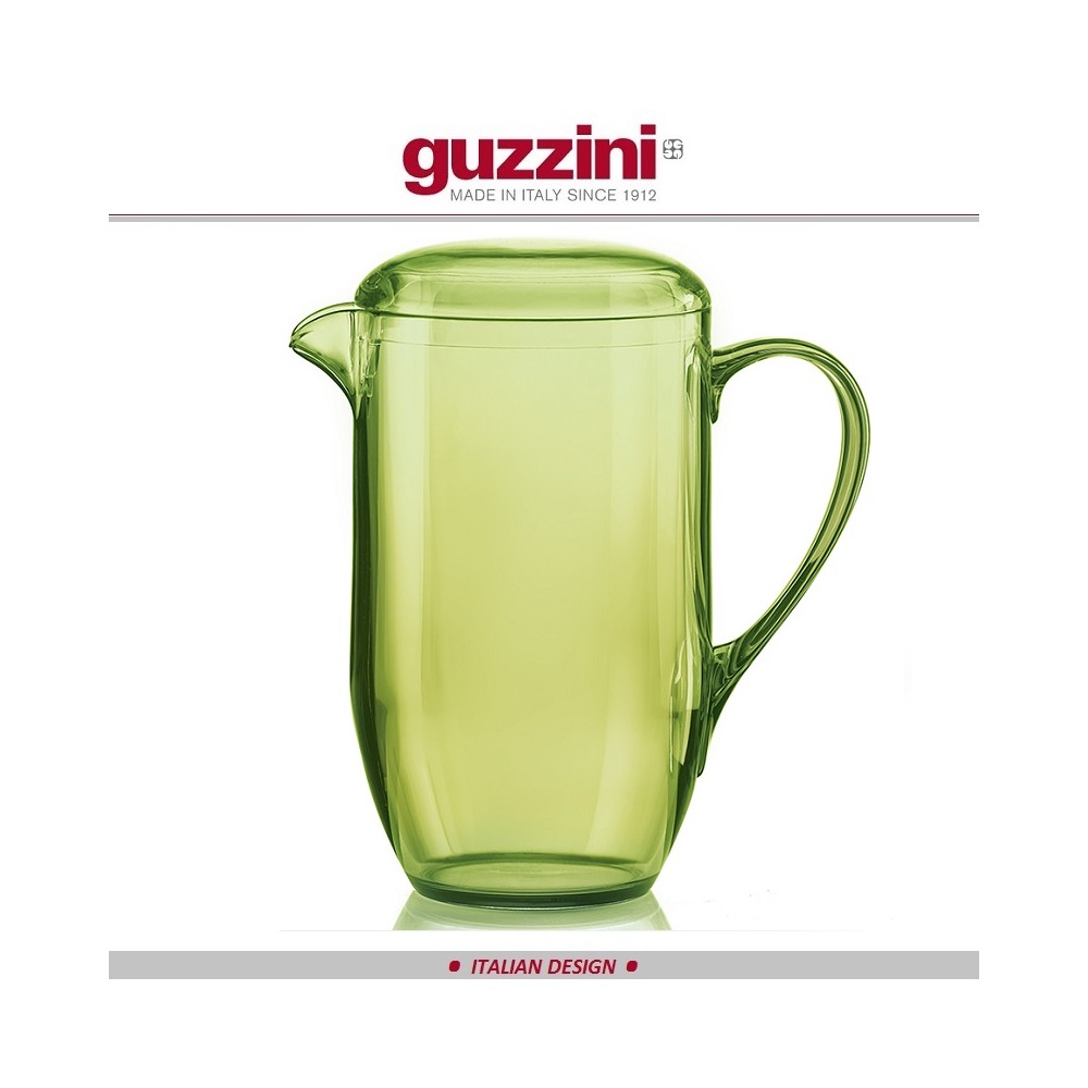 Кувшин Forme Casa, 1000 мл, прозрачный зеленый, Guzzini