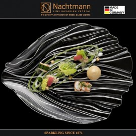 Блюдо дизайнерское JIN YU, L 30 см, бессвинцовый хрусталь, Nachtmann