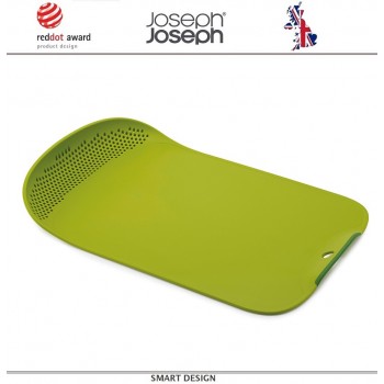 Доска Chop&Drain с отверстиями для слива, зеленый, Joseph Joseph
