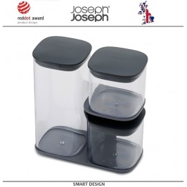 Набор банок Podium для хранения, 3 шт, полипропилен, Joseph Joseph