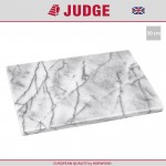 Доска Marble для сервировки угощений, 30 х 20 см, мрамор, JUDGE