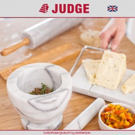 Marble Доска для сыра с ножом-гильотиной, мрамор, JUDGE