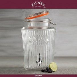 Диспенсер Vintage для лимонада и холодных напитков, 8 л, KILNER