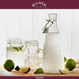 Бутылка Clip Top для воды, молока и пр, 0.45 л, стекло, KILNER