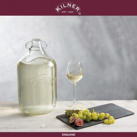 Бутылка Demi John для воды, кваса, вина, 4.5 л, стекло, KILNER