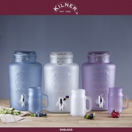 Банка Drink Jar, 0.4 л, белое матовое стекло, KILNER