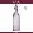 Бутылка Clip Top, 1 л, сиреневое матовое стекло, KILNER