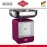 Весы с часами и съемной чашей, на 4 кг, цвет фиолетовый, серия Retro Scale, Wesco