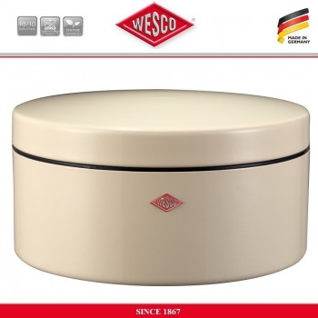 Банка для печенья, конфет Cookie Box, D 24 см, цвет слоновая кость, сталь, Wesco
