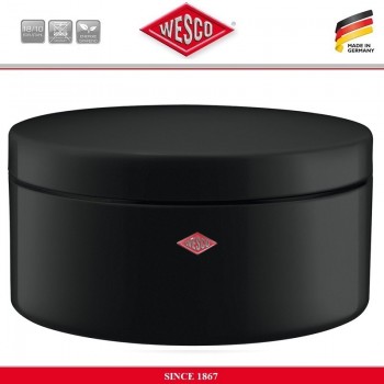 Банка для печенья, конфет Cookie Box, D 24 см, цвет черный, сталь, Wesco