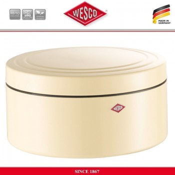Банка для печенья, конфет Cookie Box, D 24 см, цвет кремовый, сталь, Wesco