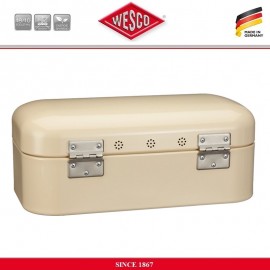 Контейнер для хранения продуктов Grandy, L 42 см, W 22 см, цвет белый, сталь, Wesco