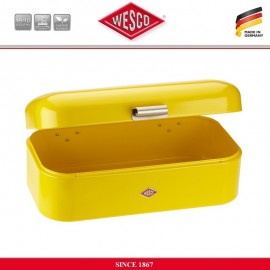 Контейнер для хранения продуктов Grandy, L 42 см, W 22 см, цвет желтый, сталь, Wesco