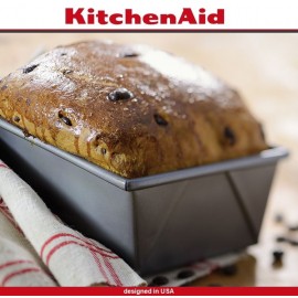 Антипригарная форма Prof для кекса, хлеба, 23 х 13 см, профессиональная сталь, KitchenAid 
