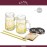 Набор банок Drink Jar для холодных напитков подарочный желтый, 6 предметов, KILNER