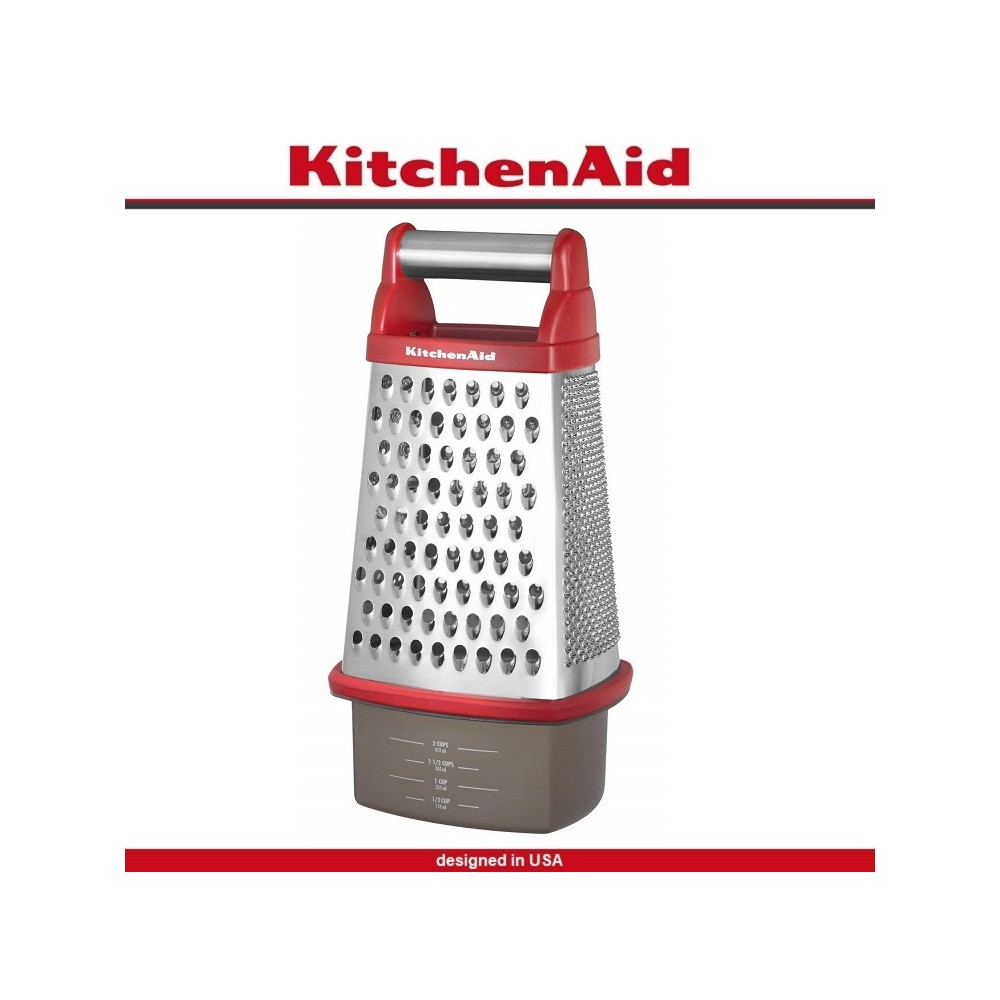 Терка Kitchen Accessories 4-х сторонняя с контейнером, KitchenAid