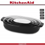 Комплект керамических форм Ceramic для запекания и подачи, 4 шт, KitchenAid 