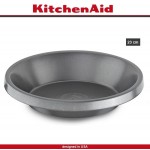Антипригарное блюдо Prof для пирога, D 23 см, профессиональная сталь, KitchenAid 