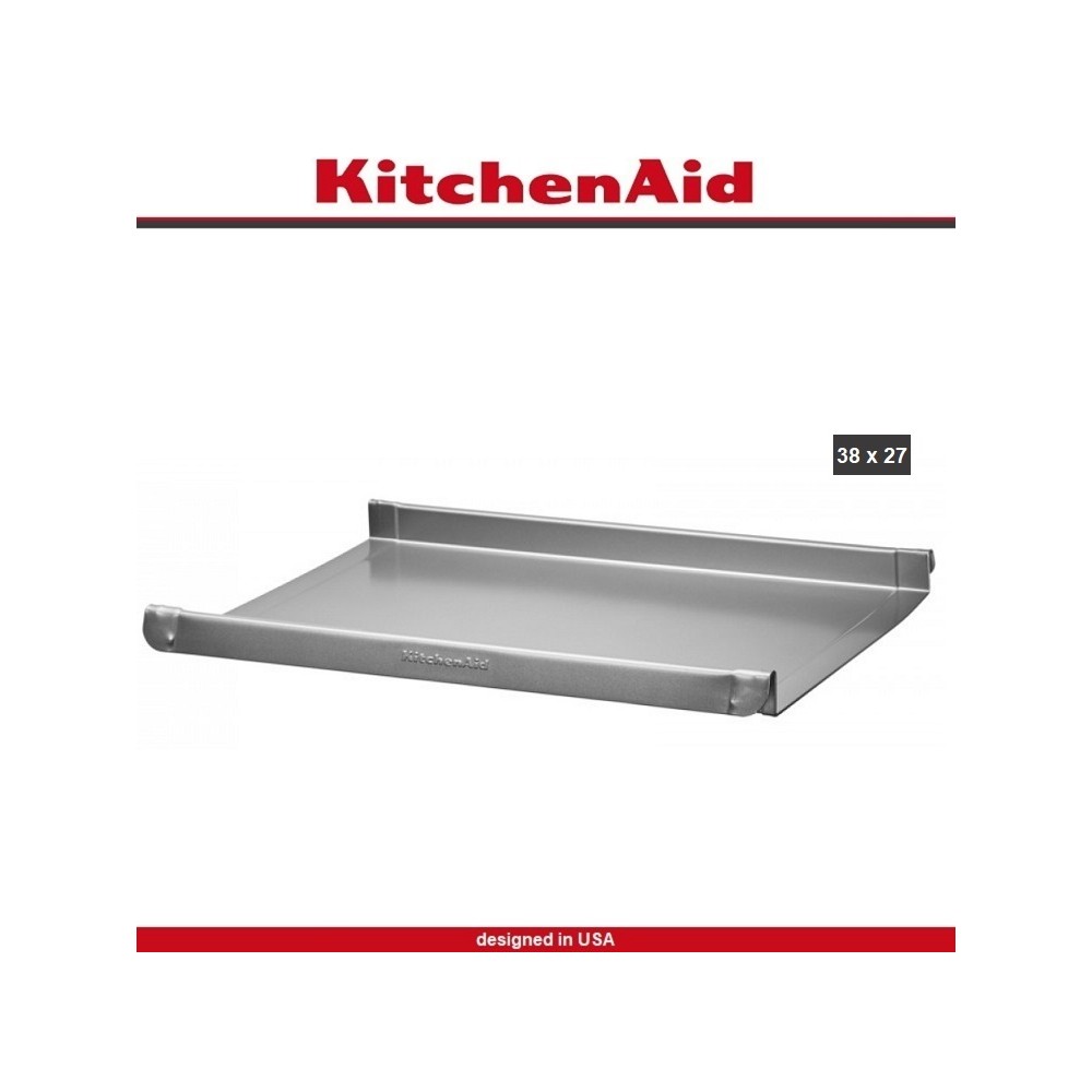 Антипригарный лист Prof Easy Glide для выпечки, 38 х 27 см, профессиональная сталь, KitchenAid 