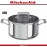 Кастрюля 3 Ply Steel, 5.6 л, сталь 18/10, индукционное дно, KitchenAid 