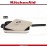 Гриль-сковорода Cast Iron с прессом Panini, 25 х 25 см, чугун литой, молочный, KitchenAid 