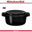 Кастрюля-жаровня Cast Iron с крышкой-сковородой гриль, 3.7 л, D 24 см, чугун литой, черный, KitchenAid 