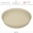 Форма для пирога DELICES CREAM, D 28 см, керамика ручной работы, APPOLIA