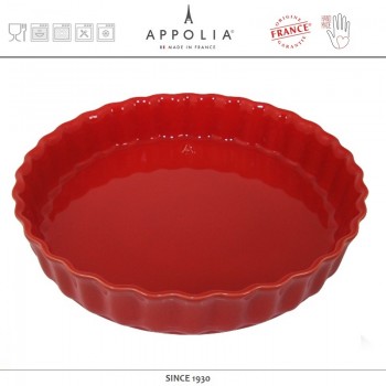 Форма для пирога DELICES CHERRY, D 28 см, керамика ручной работы, APPOLIA