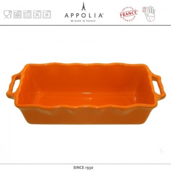 Форма для кекса, рулета DELICES MANDARINE, 33 х 13.5 см, керамика ручной работы, APPOLIA