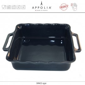 Форма квадратная L DELICES SLATE BLUE, 31 х 26.4 см, керамика ручной работы, APPOLIA