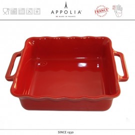Форма квадратная L DELICES CHERRY, 31 х 26.4 см, керамика ручной работы, APPOLIA