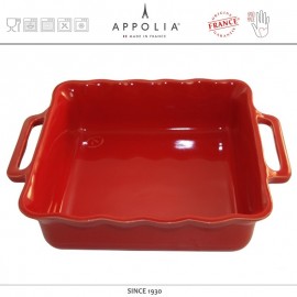 Форма квадратная XL DELICES CHERRY, 34.5 х 29.6 см, керамика ручной работы, APPOLIA