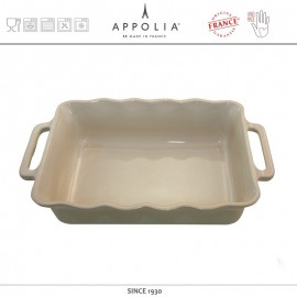 Форма прямоугольная M DELICES CREAM, 30.5 х 17.6 см, керамика ручной работы APPOLIA