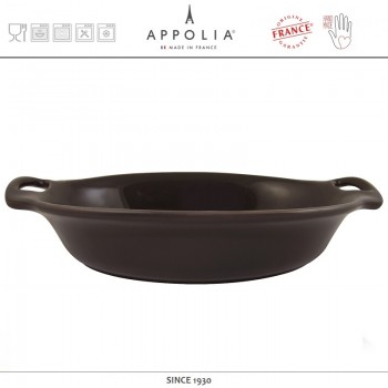 Форма HARMONIE Matt Mocha, 34.5 x 24 см, керамика ручной работы, APPOLIA