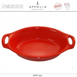 Форма овальная XL HARMONIE RED, 44.5 x 31 см, керамика ручной работы, APPOLIA