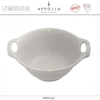 Миска малая HARMONIE PEARL GREY, 0.54 л, D 15.5 см, керамика ручной работы, APPOLIA