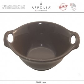 Миска средняя HARMONIE GREY, 1.6 л, D 21.8 см, керамика ручной работы, APPOLIA