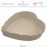 Форма "Сердце" DELICES CREAM, 29 х 26 см, керамика ручной работы, APPOLIA