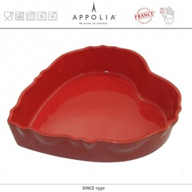 Форма "Сердце" DELICES CHERRY, 29 х 26 см, керамика ручной работы, APPOLIA