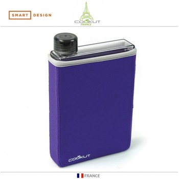 Фляга MANTA для воды в чехле, 500 мл, цвет фиолетовый, COOKUT