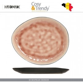 Тарелка LAGUNA OLD ROSE ручной работы, 19.5 см, W 16 см, каменная керамика, COSY&TRENDY