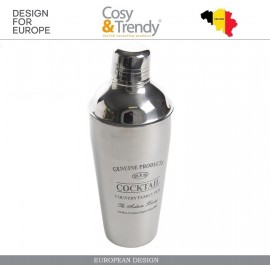 Шейкер GENUINE, 750 мл, сталь нержавеющая, COSY&TRENDY