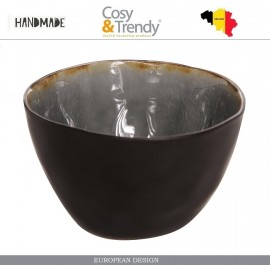 Миска LAGUNA BLUE GREY ручной работы, D 10 см, H 6.5 см, каменная керамика, COSY&TRENDY