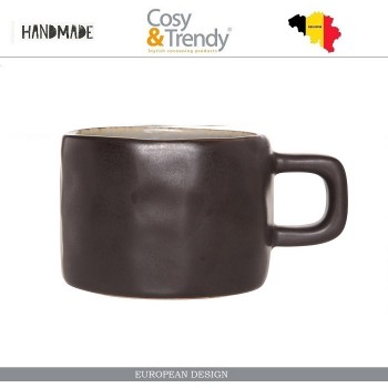 Чашка LAGUNA BLUE GREY ручной работы, 230 мл, каменная керамика, COSY&TRENDY