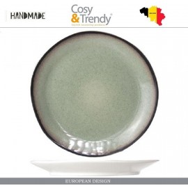 Тарелка FEZ GREEN ручной работы, D 28 см, каменная керамика, COSY&TRENDY