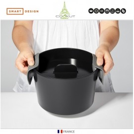 Кастрюля EVE Induction с керамическим покрытием для плиты и духовки, 8 л., 28 см, COOKUT