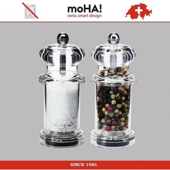 Набор мельниц MILLIES для соли и перца, акрил, MOHA
