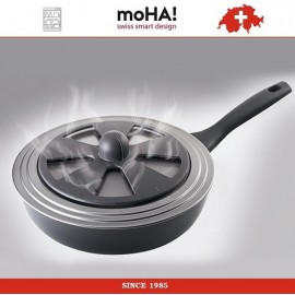 Крышка GRILL and COOK многофункциональная (диаметр 24-30 см), MOHA