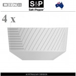 Набор мисок MALVERN для лапши, на 4 персоны, D 14.5, Salt&Pepper